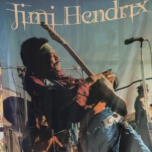 🌹 Jimi Hendrix Fabric Poster - Used🌹